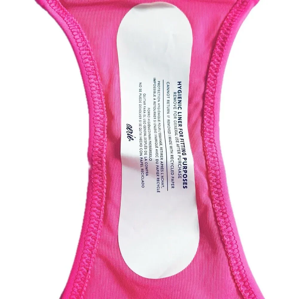 Aerie Banded Full Coverage Bikini Bottom Real Good UPF‎ 50 Rose Pink Size XL NWT